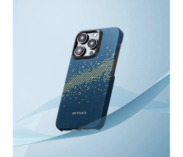 PITAKA Tactile Woven Case StarPeak Milky Way Galaxy iPhone 16 Pro M - 1369544 - zdjęcie 5